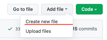 github create file